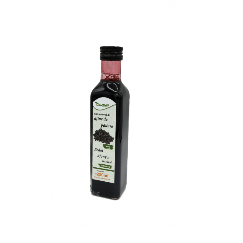 Suc natural de afine de pădure 0,25l Suc natural de afine de pădure 0,25l