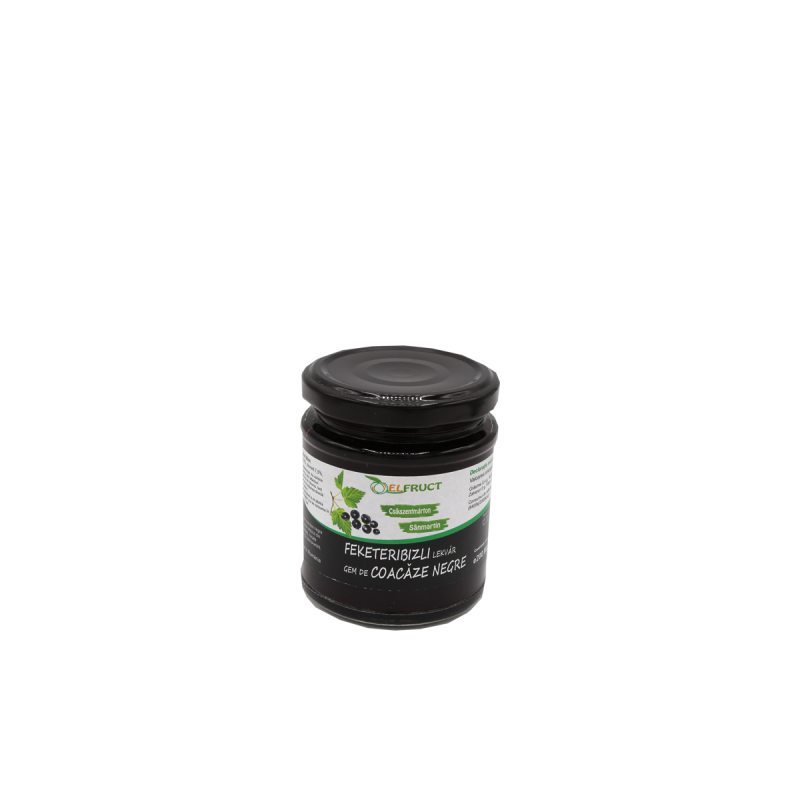 Feketeribizli lekvár 200ml cukor nélkül
