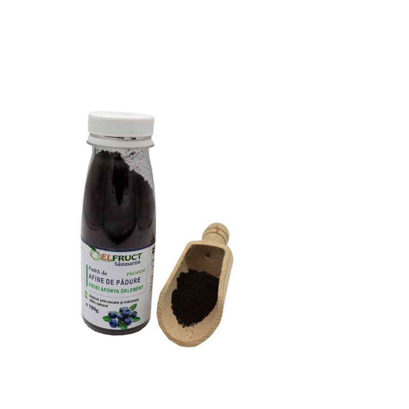 Pudră de afine de pădure 100g Pudră de afine de pădure 100g