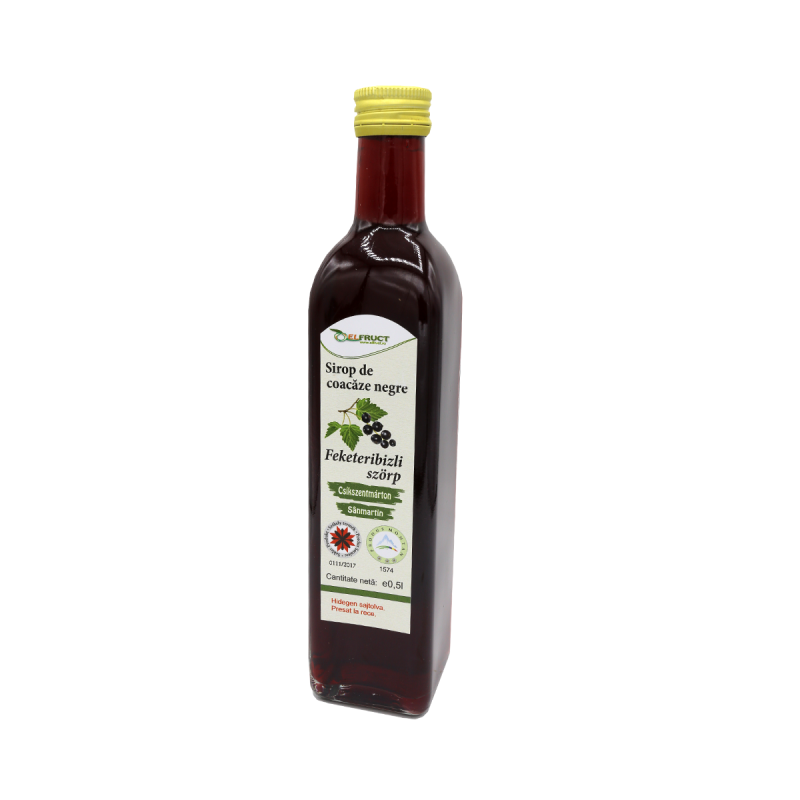 Sirop de coacăze negre 0,5l Sirop de coacăze negre 0,5l