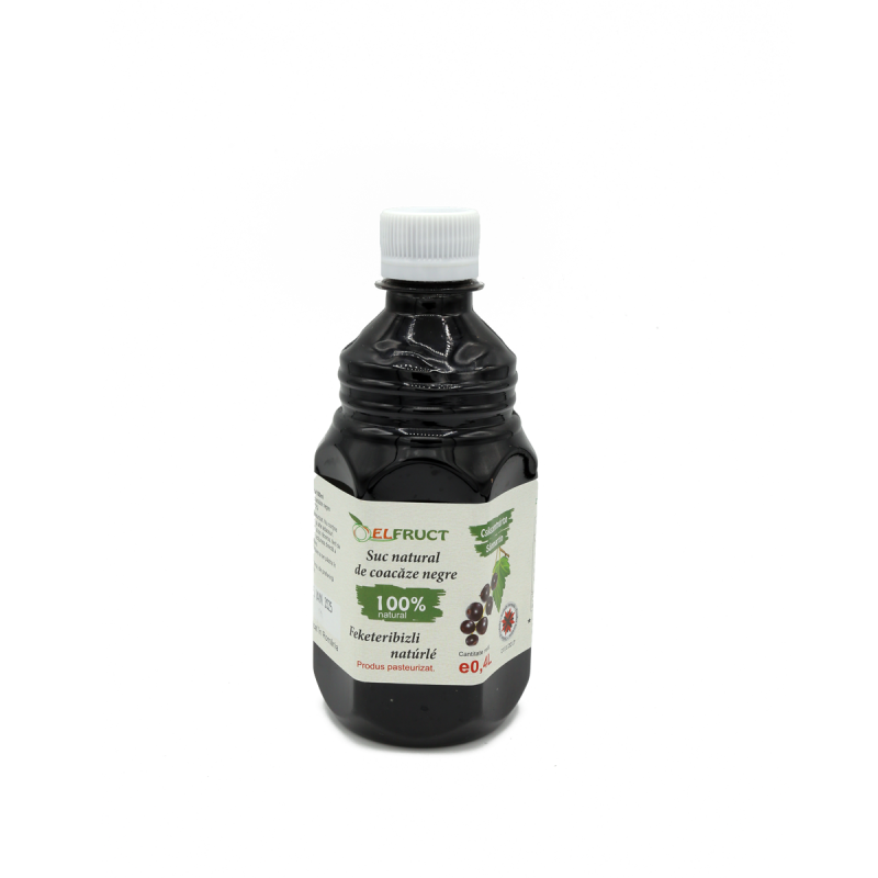 Suc natural de coacăze negre 0,4l